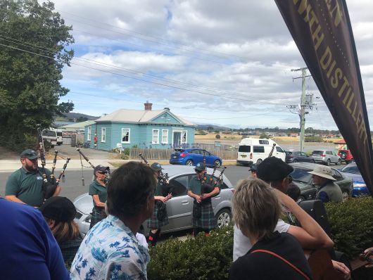 Festival Opening at the Pierhotel mit Backpipes